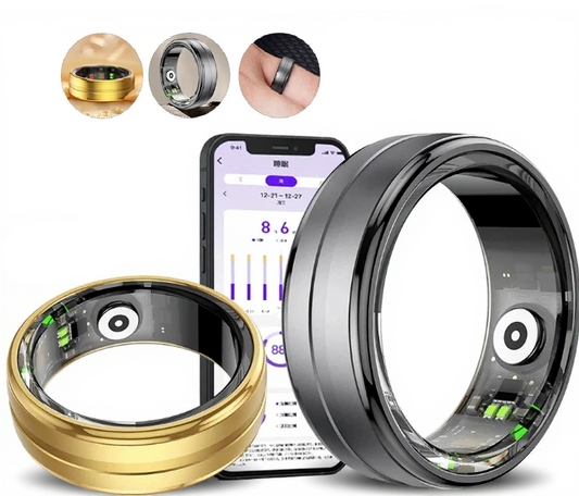 💍 Bague Connectée Élégance Classique – Suivi Santé Discret