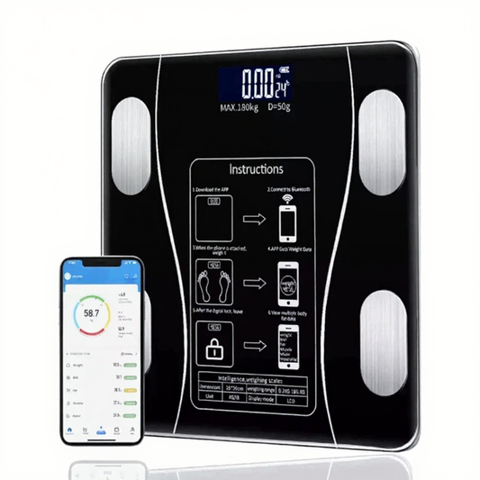Balance Connectée Bluetooth Xiaomi - Analyse 13 Données Corporelles avec Application