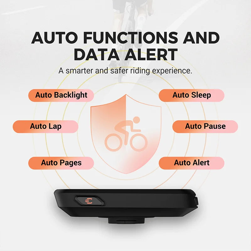 COOSPO CS300 – Compteur vélo GPS connecté, étanche, Bluetooth & Strava