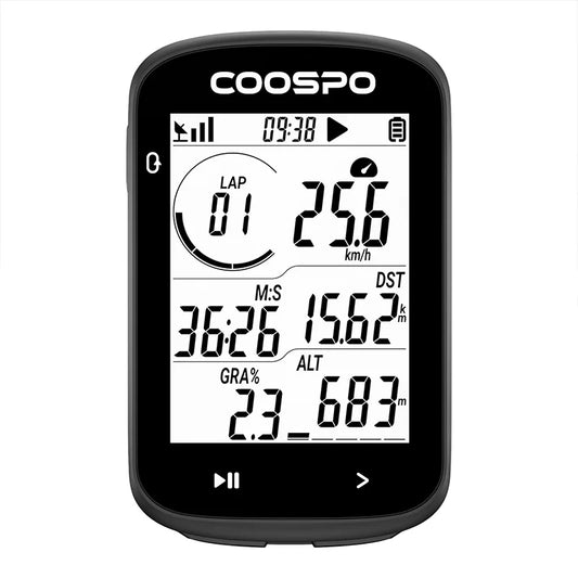 COOSPO CS300 – Compteur vélo GPS connecté, étanche, Bluetooth & Strava