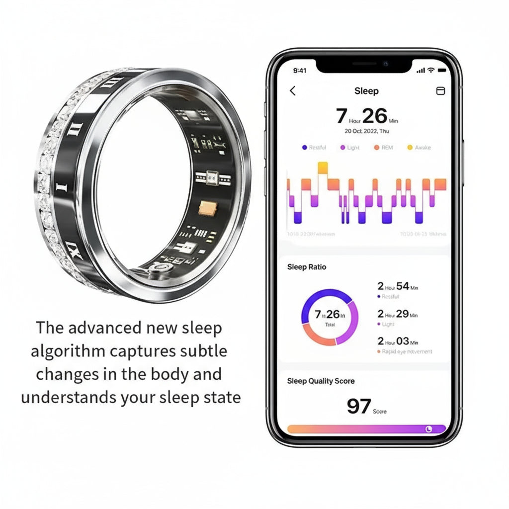 Bague Connectée Diamond – Élégance et Performance
